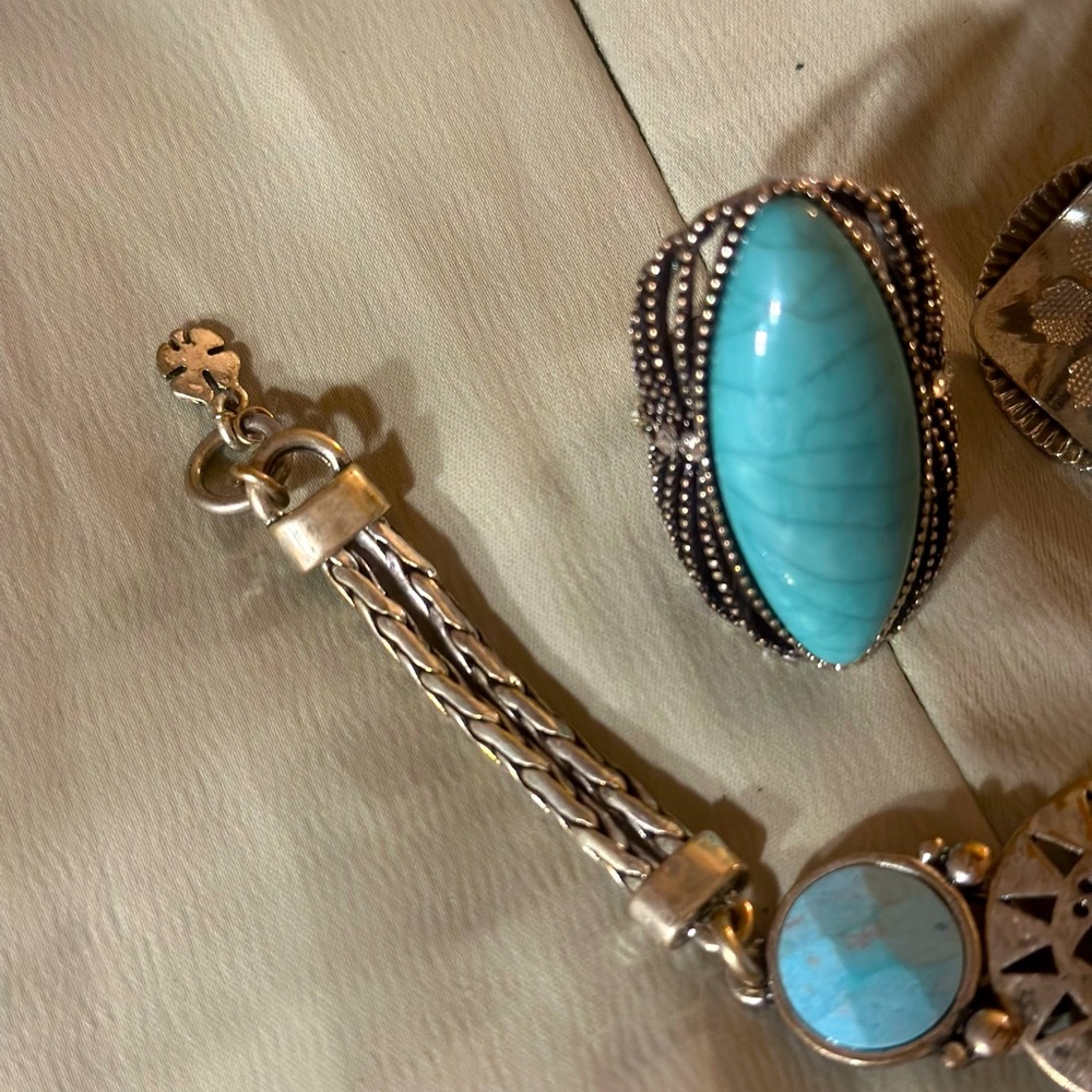 Boho Turquoise And Silver Bundle - image 3